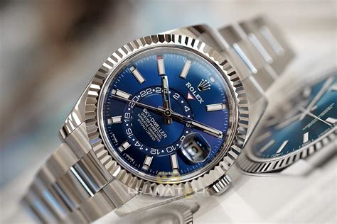 rolex sky dweller blue dial.